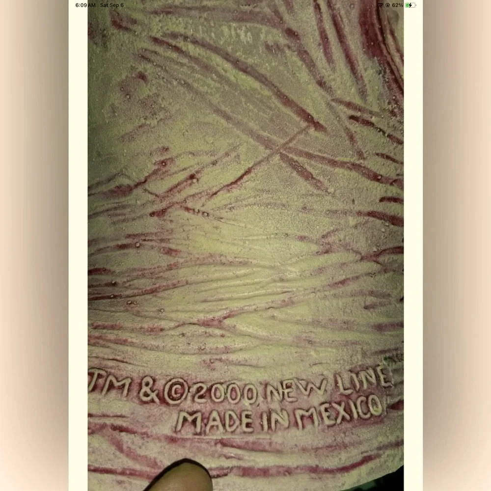 VANTAGE Nightmare On Elm Street Deluxe Late Freddy Mask 3319 NW LINE CINEMA 2000